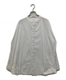 SEEALL（シーオール）の古着「EXTRAOVER BAND COLLAR SHIRTS」｜ホワイト