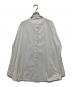 SEEALL（シーオール）の古着「EXTRAOVER BAND COLLAR SHIRTS」｜ホワイト