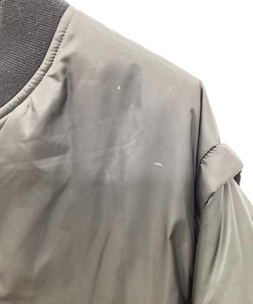 Enchainement（アンシェヌマン）Enchainement (アンシェヌマン) 中綿ジャケット　MA-1ジャケット　フライトジャケット ブラック サイズ:Fの古着・服飾アイテム