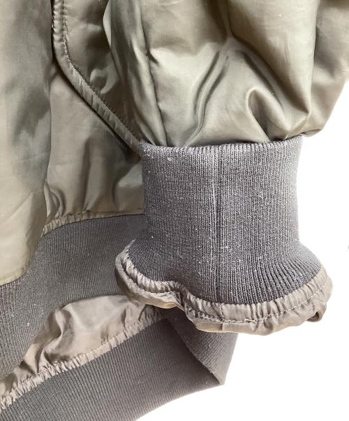 Enchainement（アンシェヌマン）Enchainement (アンシェヌマン) 中綿ジャケット　MA-1ジャケット　フライトジャケット ブラック サイズ:Fの古着・服飾アイテム