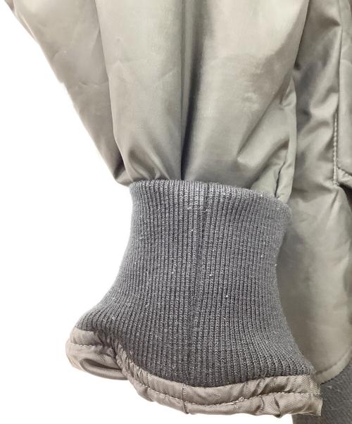 Enchainement（アンシェヌマン）Enchainement (アンシェヌマン) 中綿ジャケット　MA-1ジャケット　フライトジャケット ブラック サイズ:Fの古着・服飾アイテム