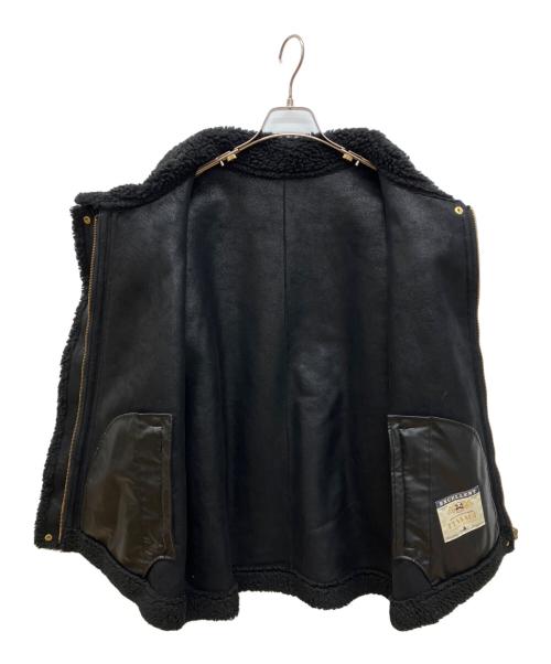 journal standard L'essage（ジャーナルスタンダード レサージュ）journal standard L'essage (ジャーナルスタンダード レサージュ) ボアアビエータージャケット ブラック サイズ:Freeの古着・服飾アイテム