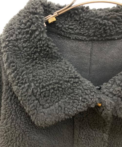 journal standard L'essage（ジャーナルスタンダード レサージュ）journal standard L'essage (ジャーナルスタンダード レサージュ) ボアアビエータージャケット ブラック サイズ:Freeの古着・服飾アイテム