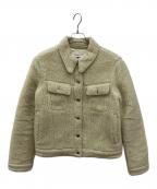 MM6 Maison Margielaエムエムシックスメゾンマルジェラ）の古着「ボアジャケット」｜ベージュ