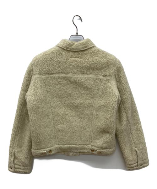 MM6 Maison Margiela（エムエムシックスメゾンマルジェラ）MM6 Maison Margiela (エムエムシックスメゾンマルジェラ) ボアジャケット ベージュ サイズ:42の古着・服飾アイテム