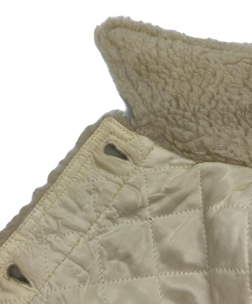 MM6 Maison Margiela（エムエムシックスメゾンマルジェラ）MM6 Maison Margiela (エムエムシックスメゾンマルジェラ) ボアジャケット ベージュ サイズ:42の古着・服飾アイテム