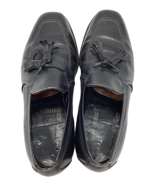 JOHNSTON&MURPHY（ジョンストン＆マーフィー）JOHNSTON&MURPHY (ジョンストン＆マーフィー) タッセルローファー ブラック サイズ:表記なしの古着・服飾アイテム