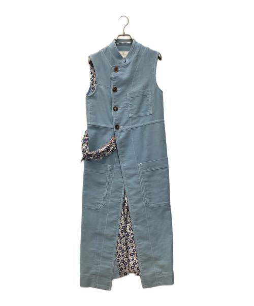 Chloe（クロエ）Chloe (クロエ) ロングジレ ブルー サイズ:SIZE 34の古着・服飾アイテム