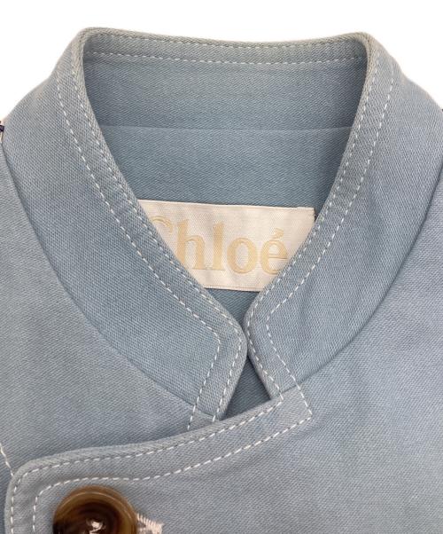 Chloe（クロエ）Chloe (クロエ) ロングジレ ブルー サイズ:SIZE 34の古着・服飾アイテム