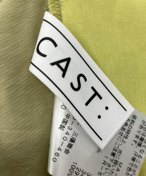 CAST:（キャスト）CAST: (キャスト) スクエアパタ－ンブラウス ライトグリーン サイズ:Mの古着・服飾アイテム