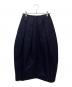 ENFOLD（エンフォルド）の古着「ヘビー サテン ペタル スカート」｜ネイビー