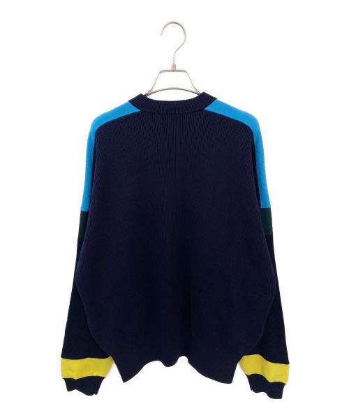 ENFOLD（エンフォルド）ENFOLD (エンフォルド) ニットジャケット ダークネイビー サイズ:38の古着・服飾アイテム