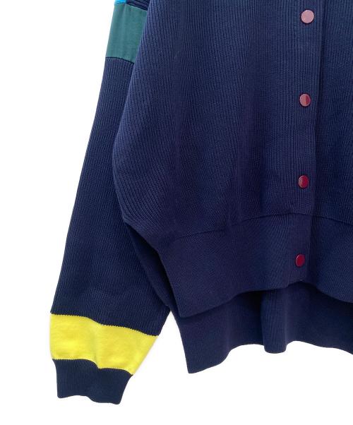 ENFOLD（エンフォルド）ENFOLD (エンフォルド) ニットジャケット ダークネイビー サイズ:38の古着・服飾アイテム