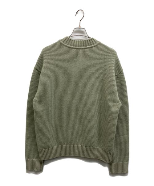JIL SANDER+（ジルサンダープラス）JIL SANDER+ (ジルサンダープラス) クルーネックニット グリーン サイズ:Sの古着・服飾アイテム