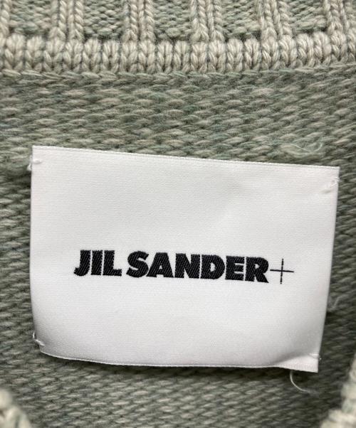 JIL SANDER+（ジルサンダープラス）JIL SANDER+ (ジルサンダープラス) クルーネックニット グリーン サイズ:Sの古着・服飾アイテム