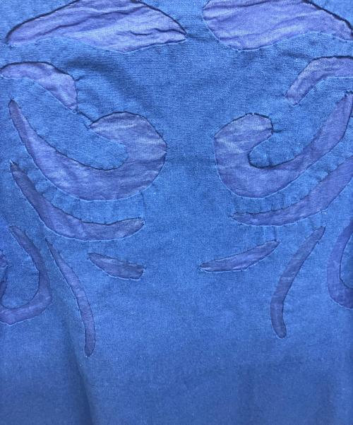 pheeta（フィータ）pheeta (フィータ) オーガニックコットンワンピース ブルー サイズ:Freeの古着・服飾アイテム