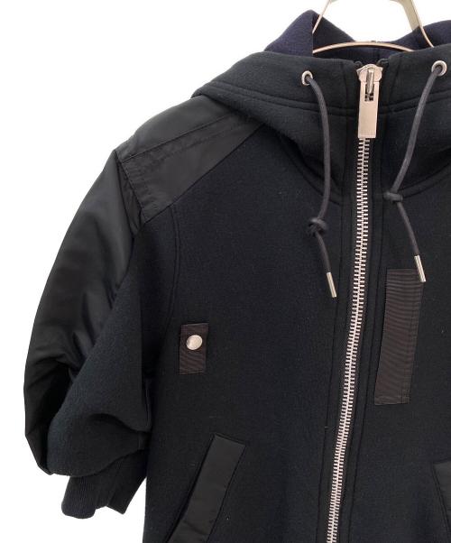 sacai（サカイ）sacai (サカイ) Sponge Sweat Blouson ブラック サイズ:１の古着・服飾アイテム