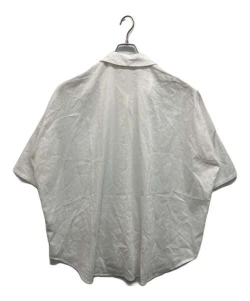 mizuiro-ind（ミズイロインド）mizuiro-ind (ミズイロインド) リネン混シャツ ホワイト サイズ:Freeの古着・服飾アイテム