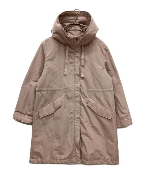 DoCLASSE（ドゥクラッセ）DoCLASSE (ドゥクラッセ) マジカルサーモ・グログラン／中綿フーデットコート ピンク サイズ:XLの古着・服飾アイテム