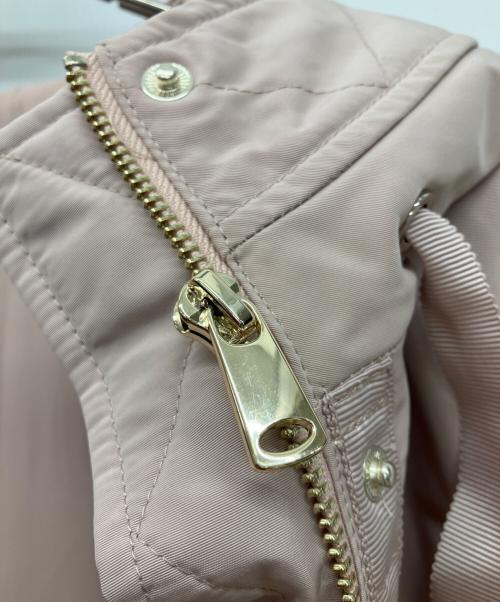 DoCLASSE（ドゥクラッセ）DoCLASSE (ドゥクラッセ) マジカルサーモ・グログラン／中綿フーデットコート ピンク サイズ:XLの古着・服飾アイテム