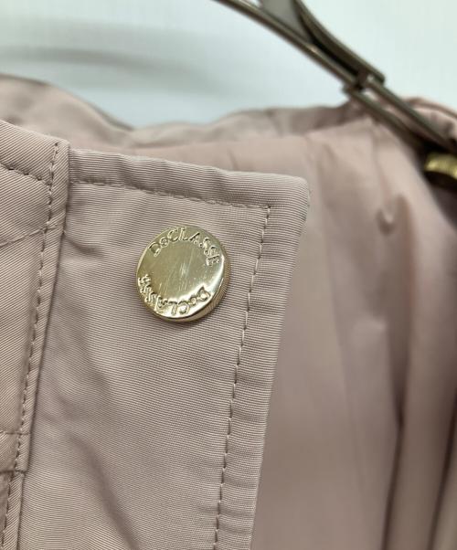 DoCLASSE（ドゥクラッセ）DoCLASSE (ドゥクラッセ) マジカルサーモ・グログラン／中綿フーデットコート ピンク サイズ:XLの古着・服飾アイテム