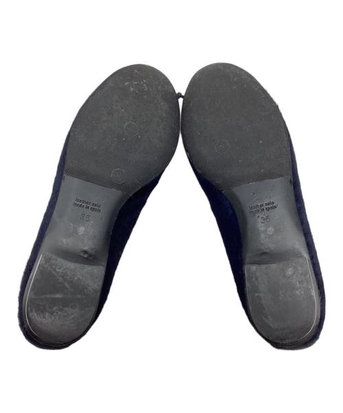 J&M DAVIDSON（ジェイ＆エム デヴィッドソン）J&M DAVIDSON (ジェイ＆エム デヴィッドソン) バレエシューズ ネイビー サイズ:35の古着・服飾アイテム