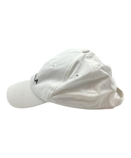 BALENCIAGA（バレンシアガ）BALENCIAGA (バレンシアガ) ロゴキャップ ホワイトの古着・服飾アイテム