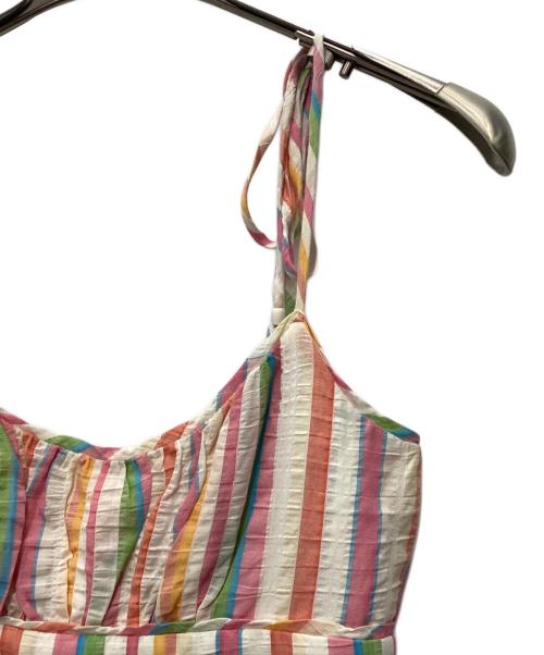 ZIMMERMANN（ジマーマン）ZIMMERMANN (ジマーマン) ストライプキャミソールワンピース マルチカラー サイズ:SIZE 0の古着・服飾アイテム