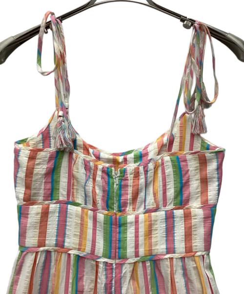 ZIMMERMANN（ジマーマン）ZIMMERMANN (ジマーマン) ストライプキャミソールワンピース マルチカラー サイズ:SIZE 0の古着・服飾アイテム