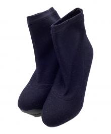 JIL SANDER（ジルサンダー）の古着「ソックスブーツ」｜ネイビー