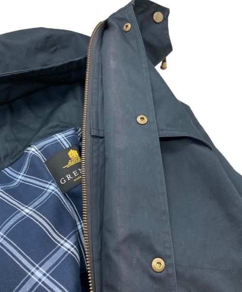 GRENFELL（グレンフェル）GRENFELL (グレンフェル) UK製古着トレンチフーディコート ネイビー サイズ:38の古着・服飾アイテム