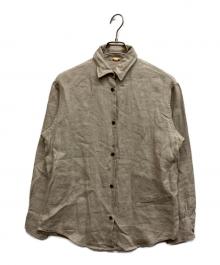 MUSE de Deuxieme Classe（ミューズ ドゥーズィエム クラス）の古着「OG LINEN シャツ」｜ベージュ