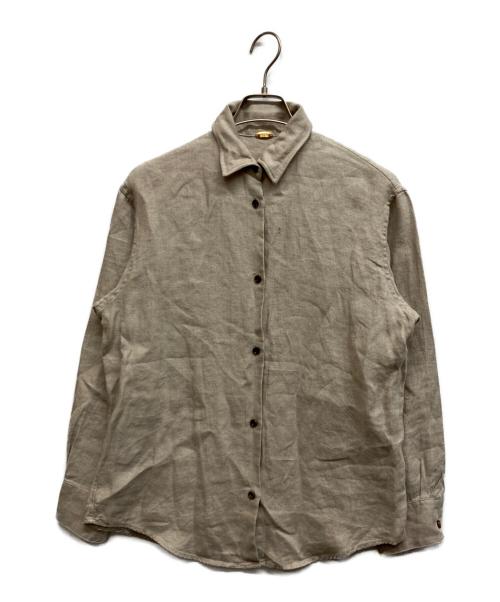 MUSE de Deuxieme Classe（ミューズ ドゥーズィエム クラス）MUSE de Deuxieme Classe (ミューズ ドゥーズィエム クラス) OG LINEN シャツ ベージュ サイズ:Freeの古着・服飾アイテム