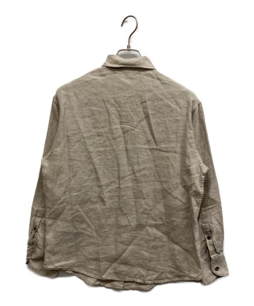 MUSE de Deuxieme Classe（ミューズ ドゥーズィエム クラス）MUSE de Deuxieme Classe (ミューズ ドゥーズィエム クラス) OG LINEN シャツ ベージュ サイズ:Freeの古着・服飾アイテム