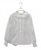 THE SHINZONEザ シンゾーン）の古着「レースカラーブラウス」｜ホワイト