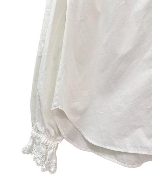 THE SHINZONE（ザ シンゾーン）THE SHINZONE (ザ シンゾーン) レースカラーブラウス ホワイト サイズ:36の古着・服飾アイテム