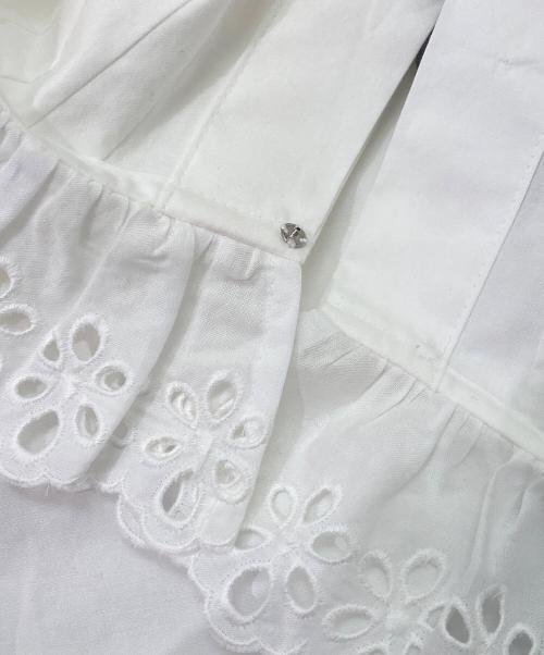 THE SHINZONE（ザ シンゾーン）THE SHINZONE (ザ シンゾーン) レースカラーブラウス ホワイト サイズ:36の古着・服飾アイテム