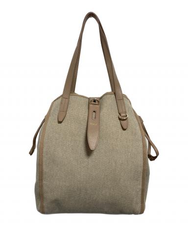 中古・古着通販】FURLA (フルラ) NET L TOTE トートバッグ ベージュ