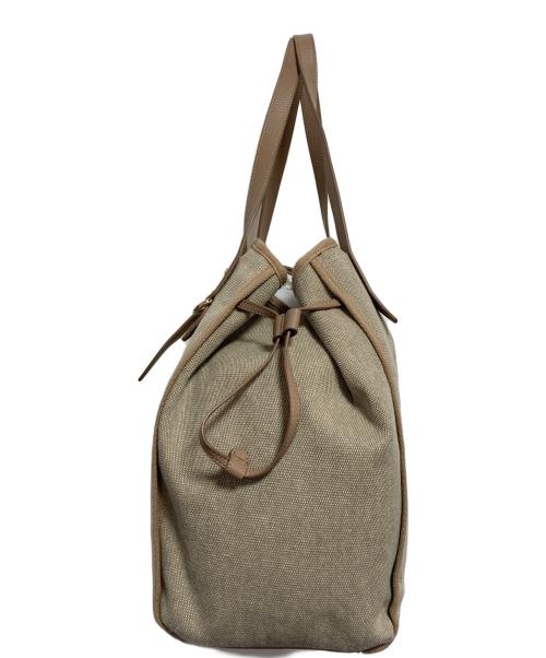 FURLA（フルラ）FURLA (フルラ) NET L TOTE トートバッグ ベージュの古着・服飾アイテム
