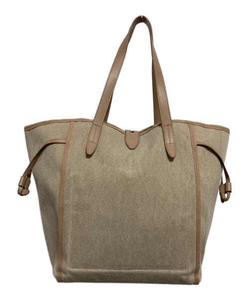FURLA（フルラ）FURLA (フルラ) NET L TOTE トートバッグ ベージュの古着・服飾アイテム