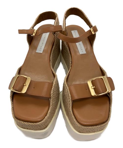 STELLA McCARTNEY（ステラマッカートニー）STELLA McCARTNEY (ステラマッカートニー) エリスプラットフォームサンダル ブラウン サイズ:SIZE37 2/1の古着・服飾アイテム