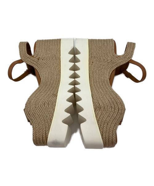 STELLA McCARTNEY（ステラマッカートニー）STELLA McCARTNEY (ステラマッカートニー) エリスプラットフォームサンダル ブラウン サイズ:SIZE37 2/1の古着・服飾アイテム