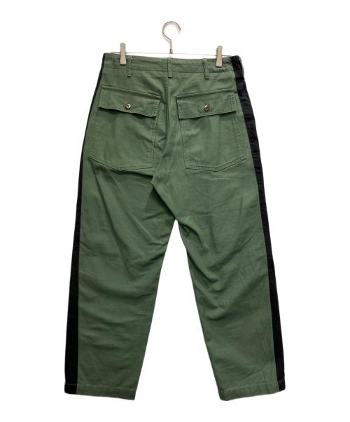 BEAMS PLUS（ビームスプラス）BEAMS PLUS (ビームスプラス) Engineered Garments (エンジニアドガーメンツ) Back Satin Diner Fatigue Pants オリーブ サイズ:XSの古着・服飾アイテム