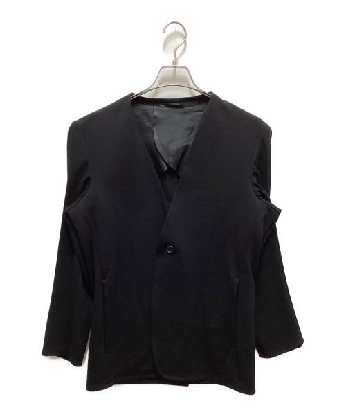 RAINMAKER（レインメーカー）RAINMAKER (レインメーカー) ポンチノーカラージャケット ブラック サイズ:4の古着・服飾アイテム