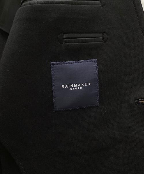 RAINMAKER（レインメーカー）RAINMAKER (レインメーカー) ポンチノーカラージャケット ブラック サイズ:4の古着・服飾アイテム