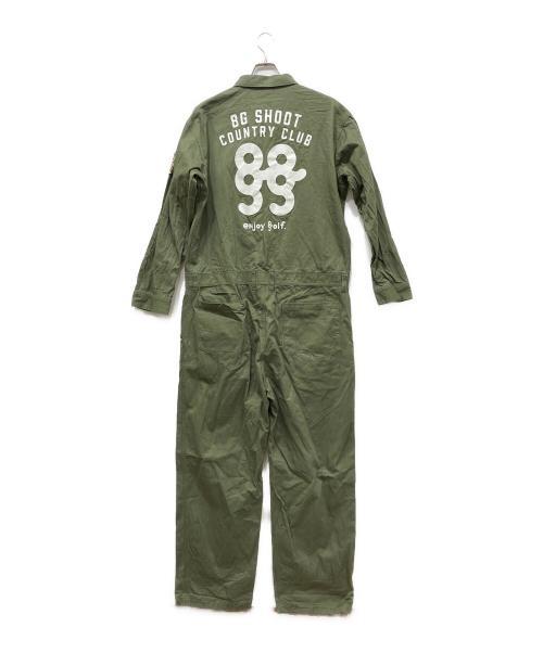 8G SHOOT COUNTRY CLUB（エイジシュートカントリークラブ）8G SHOOT COUNTRY CLUB (エイジシュートカントリークラブ) オーバーオール オリーブ サイズ:XLの古着・服飾アイテム