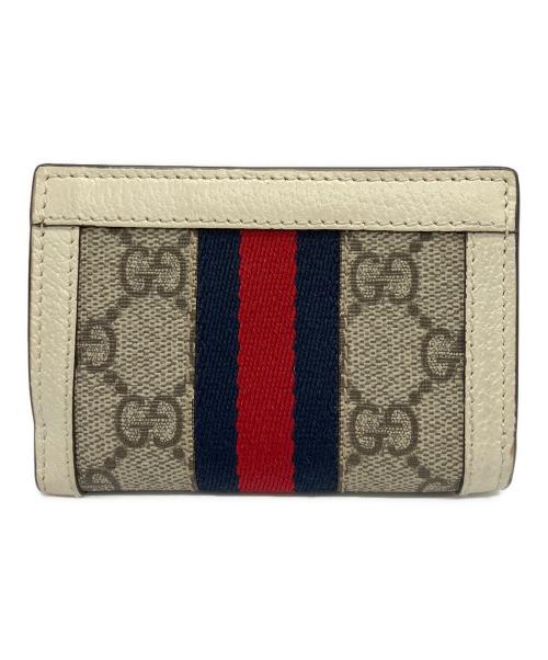 GUCCI（グッチ）GUCCI (グッチ) 3つ折り財布 アイボリーの古着・服飾アイテム