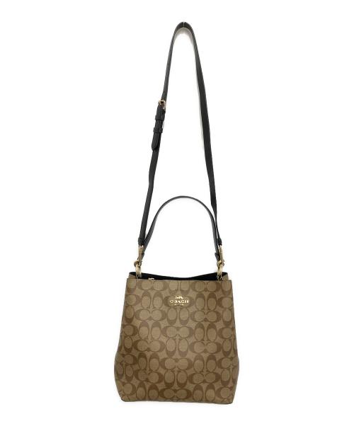 COACH（コーチ）COACH (コーチ) バッグ ベージュの古着・服飾アイテム
