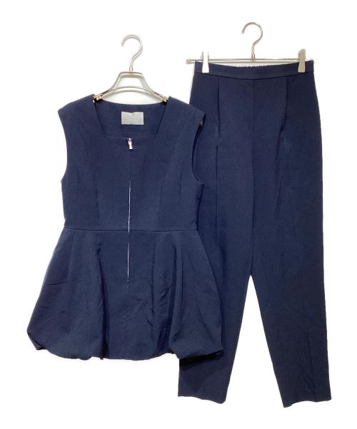 CELFORD（セルフォード）CELFORD (セルフォード) バルーンペプラムセットアップ ネイビー サイズ:36の古着・服飾アイテム