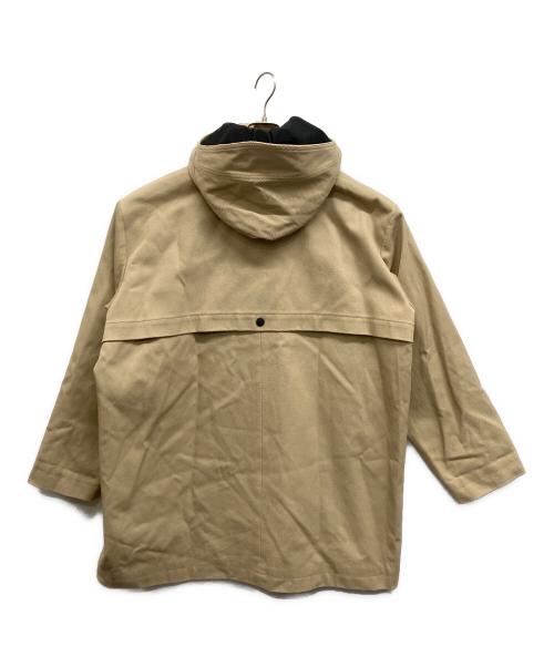 MSGM（エムエスジーエム）MSGM (エムエスジーエム) フード取り外しワイドコート ベージュ サイズ:48の古着・服飾アイテム